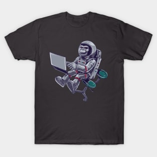 Funny space Monkey T-Shirt